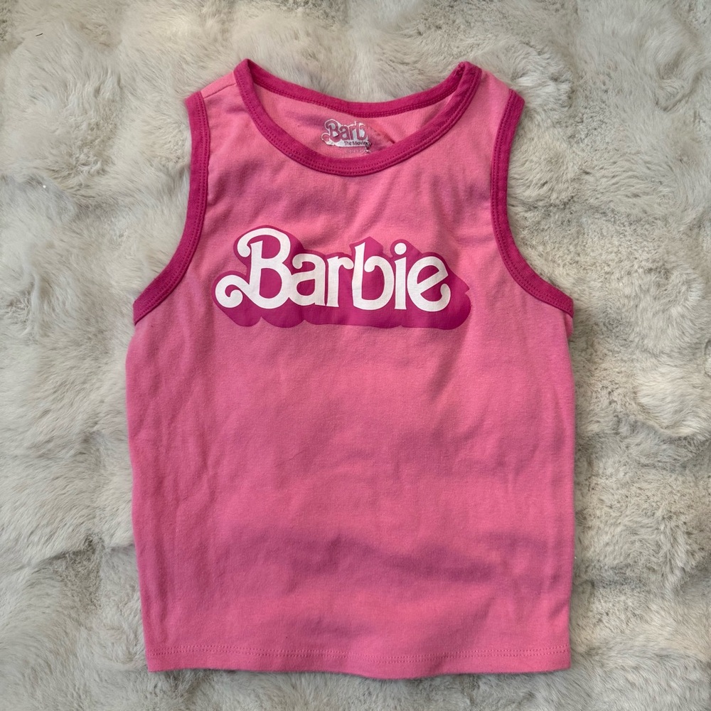 Barbie Pink Sleeveless Tank Top